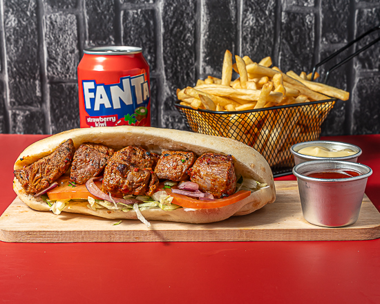 Sandwich Brochettes Agneau