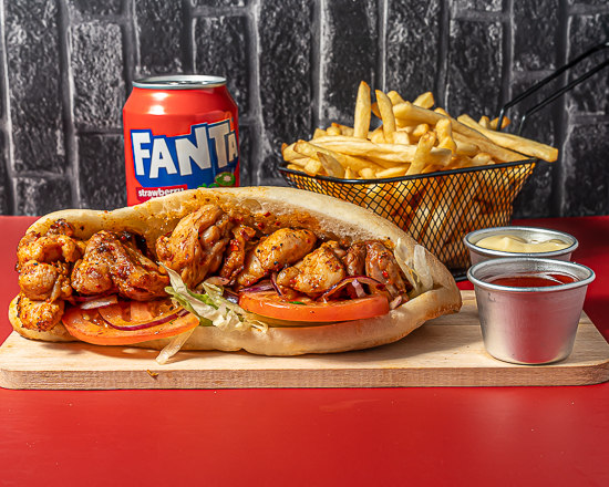 Sandwich Brochettes Poulet